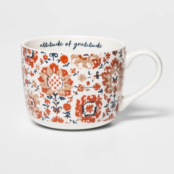 🍂SOLD🍁 "Attitude of gratitude" Threshold mug